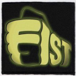 Fist Logo - Small Printed Patch