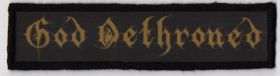 God Dethroned Logo - Small Printed Patch