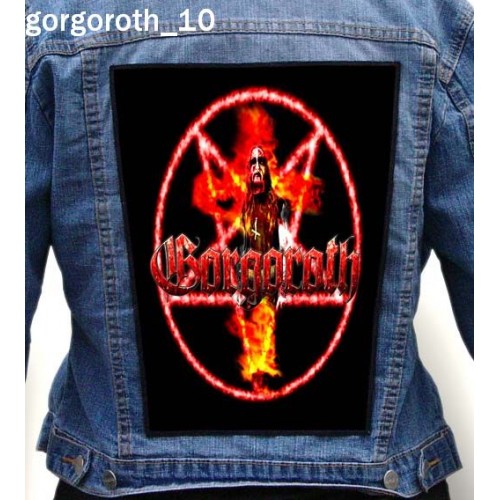 Gorgoroth 10 - Photo Quality Printed Back Patch