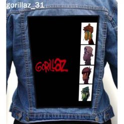 Gorillaz 31 - Photo Quality Printed Back Patch