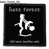 Hate Forest 01 - Small Printed Patch
