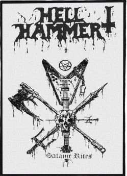 Hellhammer Sr - Monster Size Printed Back Patch (30x41cm - 11.7x 16.1inch)