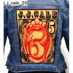 J J Cale 20 - Photo Quality Printed Back Patch