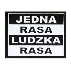 Jedna Rasa Ludz 687 - Small Printed Patch