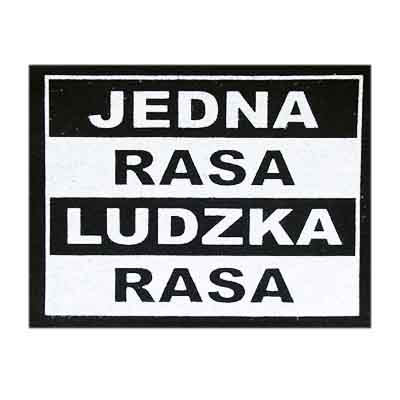 Jedna Rasa Ludz 687 - Small Printed Patch