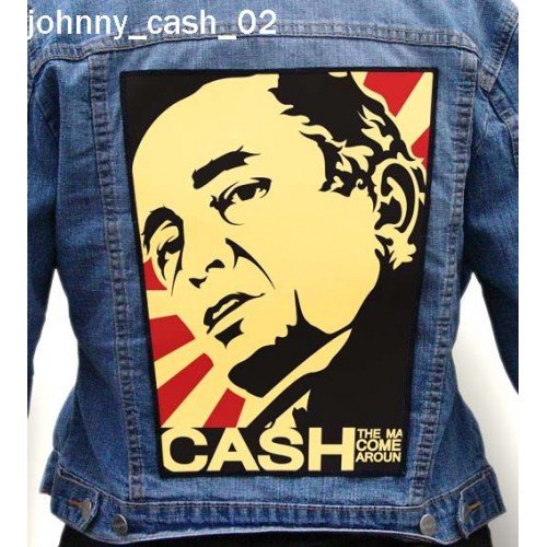 Johnny Cash 02 - Photo Quality Printed Back Patch
