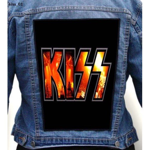 Kiss 01 - Photo Quality Printed Back Patch