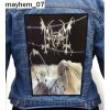 Mayhem 07 - Photo Quality Printed Back Patch