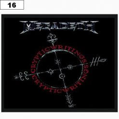 Megadeth Crypti 9564 - Small Printed Patch