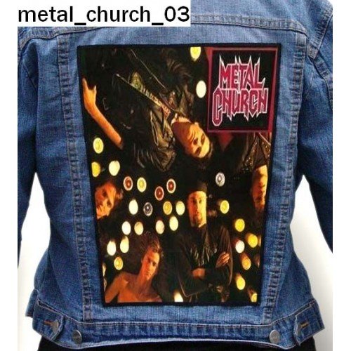 Metal Church 03 - Photo Quality Printed Back Patch