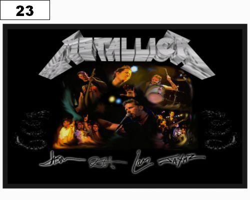 Metallica Black 9574 - Small Printed Patch
