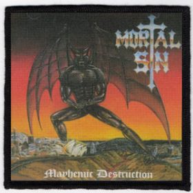 Mortal Sin Md - Small Printed Patch