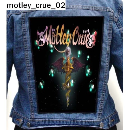 Motley Crue 02 - Photo Quality Printed Back Patch