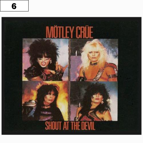 Motley Crue Sho 9594 - Small Printed Patch