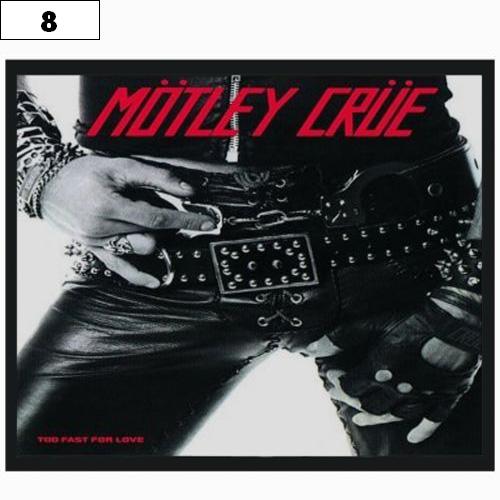 Motley Crue Too 9595 - Small Printed Patch