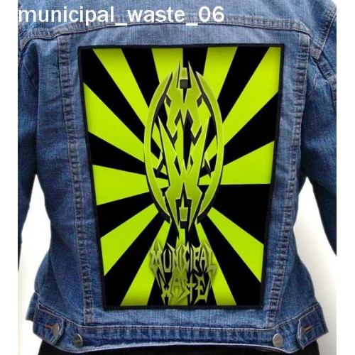 Municipal Waste 06 - Photo Quality Printed Back Patch
