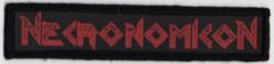 Necronomicon Logo2 - Small Printed Patch