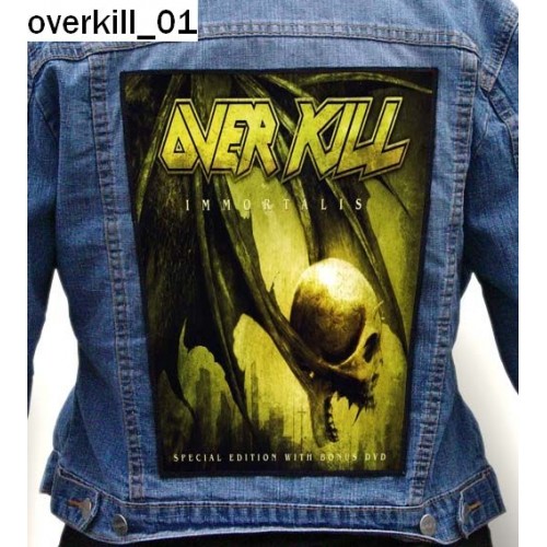 Overkill 01 - Photo Quality Printed Back Patch