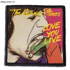 Rolling Stones 34 - Small Printed Patch