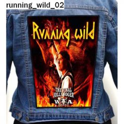 Running Wild 02 - Photo Quality Printed Back Patch