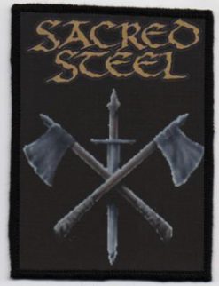 Sacred Steel Logo - Small Printed Patch