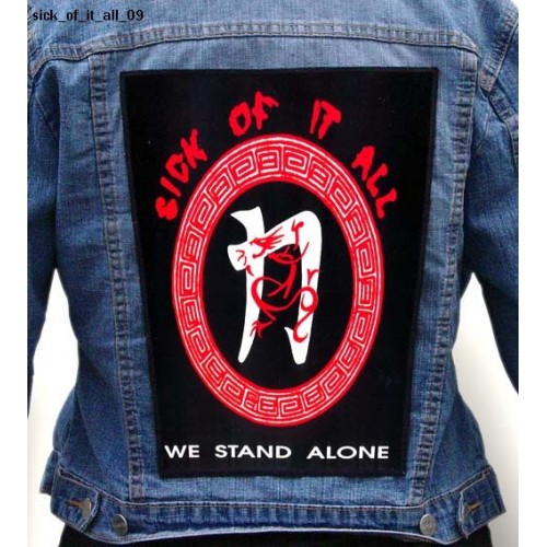Sick Of It All 09 - Photo Quality Printed Back Patch