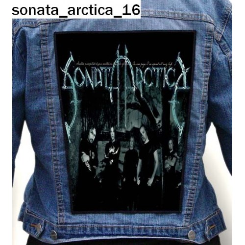 Sonata Arctica 16 - Photo Quality Printed Back Patch