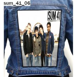 Sum 41 06 - Photo Quality Printed Back Patch