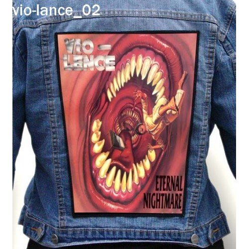 Vio Lence 02 - Photo Quality Printed Back Patch