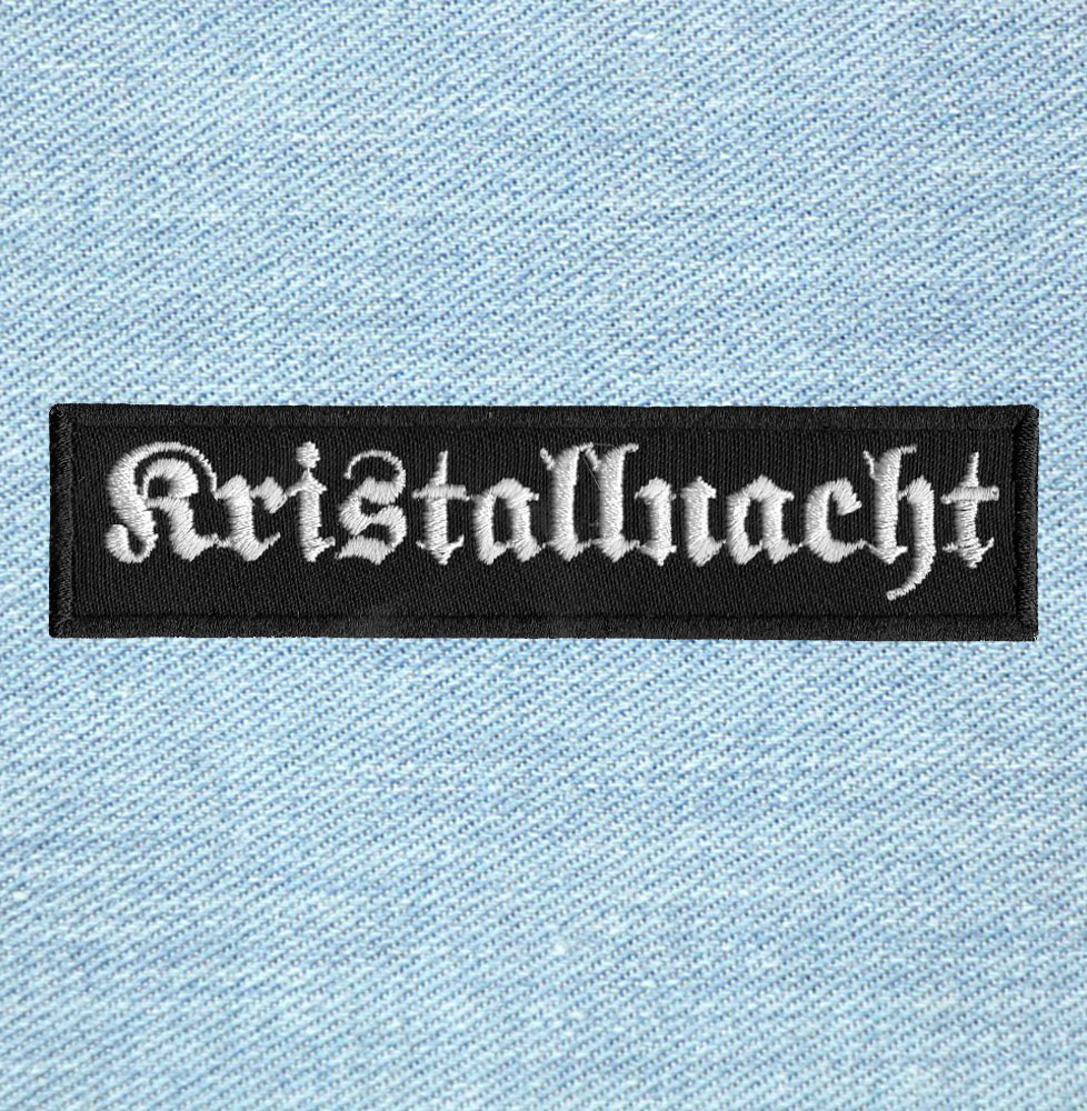 Kristallnacht - Small Embroidery Patch