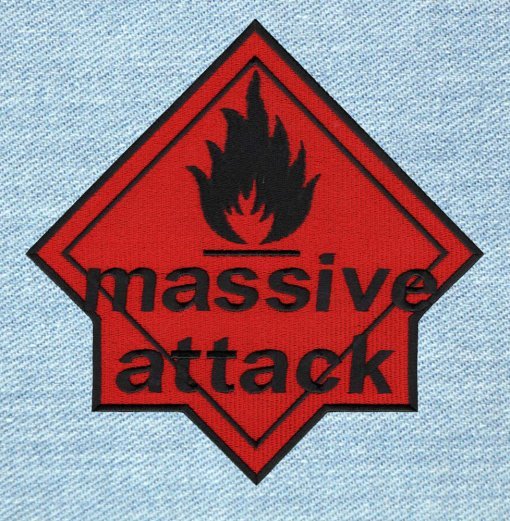 Massive Attack - Small Embroidery Patch
