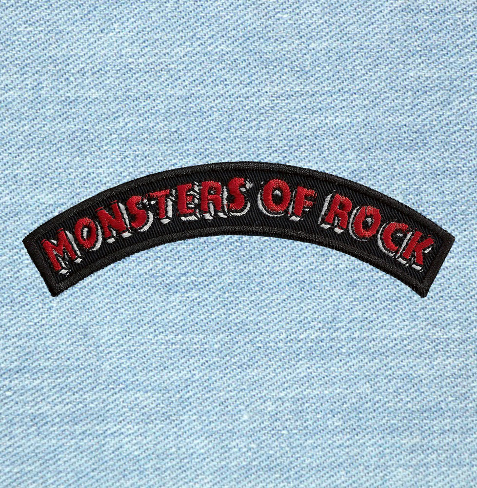 Monsters Of Rock - Small Embroidery Patch