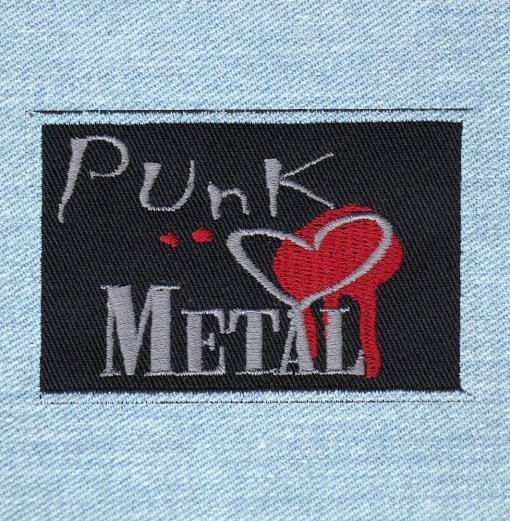 Punk Metal - Small Embroidery Patch
