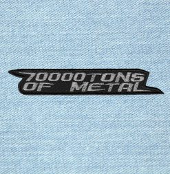 7000 Tons Of Metal - Small Embroidery Patch