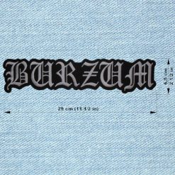 Burzum - Big Embroidery Patch