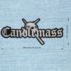 Candlemass - Big Embroidery Patch