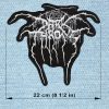 Dark Throne - Big Embroidery Patch