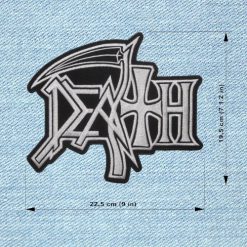 Death - Big Embroidery Patch