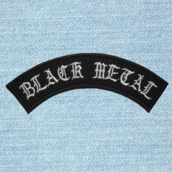 Black Metal - Small Embroidery Patch