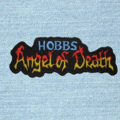Hobbs Angel Of Death - Small Embroidery Patch