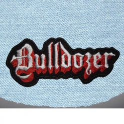 Bulldozer - Small Embroidery Patch