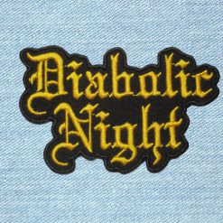 Diabolic Night - Small Embroidery Patch