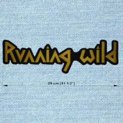 Running Wild - Big Embroidery Patch