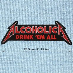 Alcoholica2 - Big Embroidery Patch