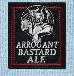 Arrogant Bastard Ale - Small Embroidery Patch