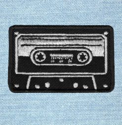 Audio Cassette - Small Embroidery Patch
