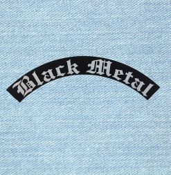 Black Metal - Small Embroidery Patch