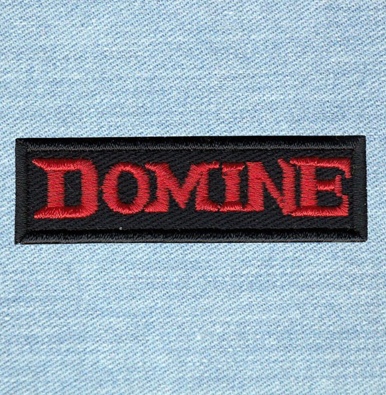 Domine Small Embroidery Patch King Of Patches 9721