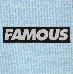 Famous - Small Embroidery Patch