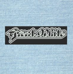 Great White - Small Embroidery Patch